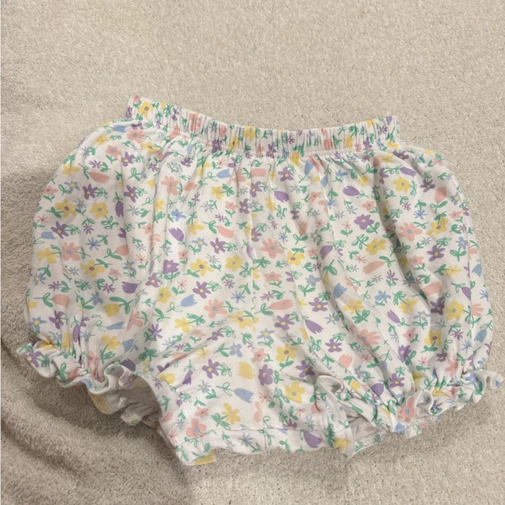 NEW JAMES & LOTTIE girl's ruffle shorts full bloom Size 2T Pristine condition - Picture 3 of 5